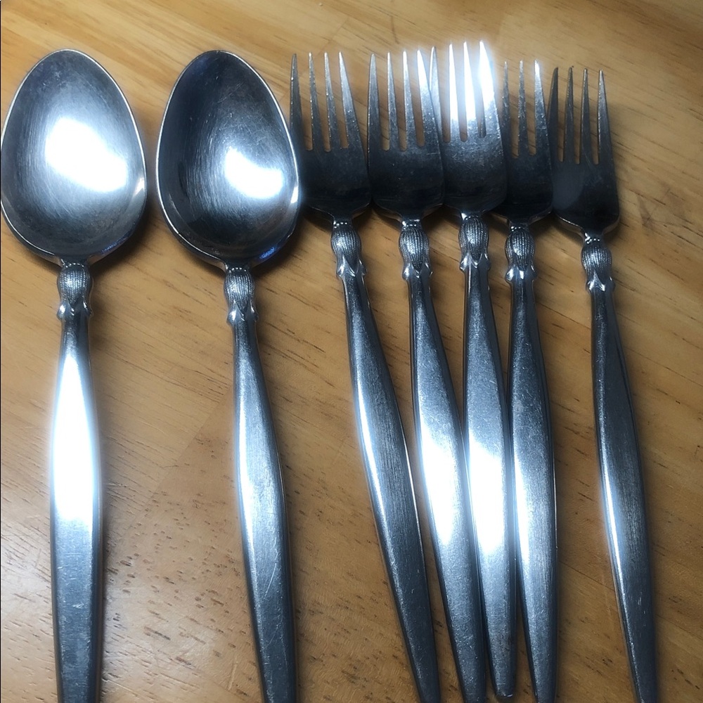 Sophisticated VTG Petal stainless Cutlery Set
